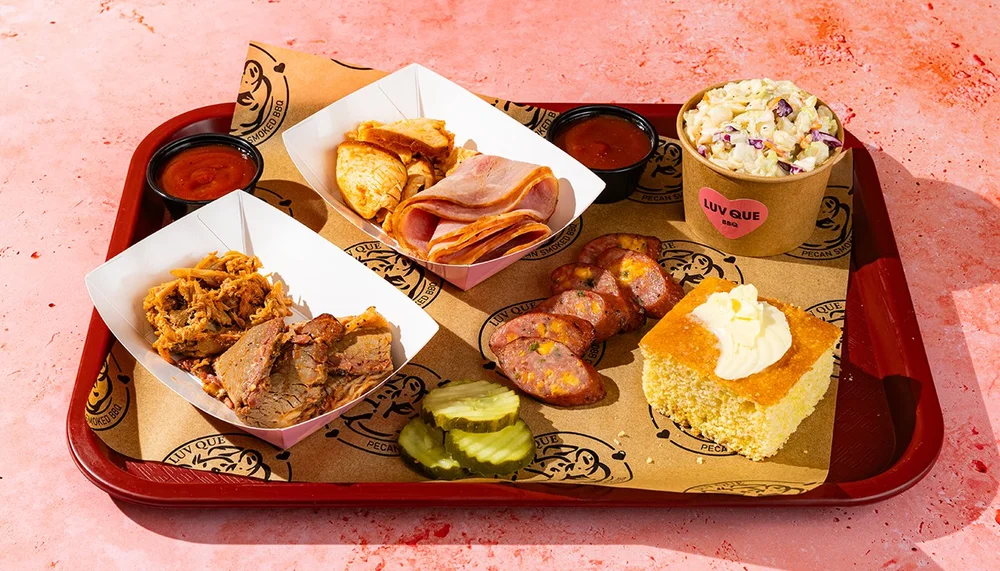 Luv Que sampler platter